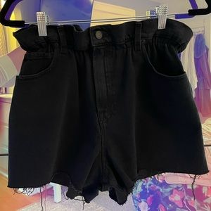 NWT Good American Paper Bag Jean Shorts